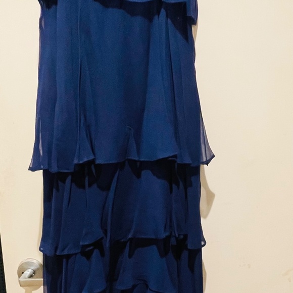 NWT Parker Black high low size 6 Cobalt / Navy dress - Picture 10 of 12